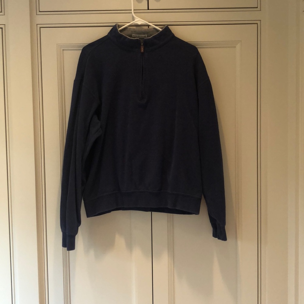 Peter Millar blue 3/4 zip size L (runs small)